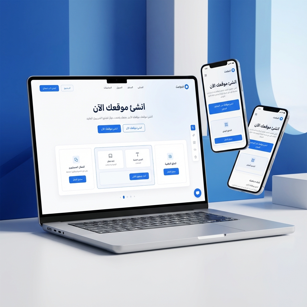 منصة بناء المواقع